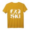 Born To Ski-Fahrer Geschenk Skifahrer Skifahren Skiurlaub T-Shirt – Lustiges Skiurlaub Geschenk für Skifahrer und Wintersportliebhaber
