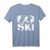Born To Ski-Fahrer Geschenk Skifahrer Skifahren Skiurlaub T-Shirt – Lustiges Skiurlaub Geschenk für Skifahrer und Wintersportliebhaber