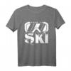 Born To Ski-Fahrer Geschenk Skifahrer Skifahren Skiurlaub T-Shirt – Lustiges Skiurlaub Geschenk für Skifahrer und Wintersportliebhaber