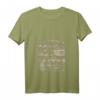 Damen Radfahrrerin Blumen Vintage Fahrrad T-Shirt mit V-Ausschnitt – Perfektes Geschenk für Fahrradliebhaberinnen zu Weihnachten, Muttertag & Geburtstag