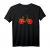 Melone Frucht Vegetarier Veggie Sommer Fahrrad T-Shirt - Lustiges Geschenk für Obstliebhaber, Veganer und Fahrradfans im Sommer