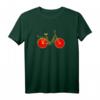 Melone Frucht Vegetarier Veggie Sommer Fahrrad T-Shirt - Lustiges Geschenk für Obstliebhaber, Veganer und Fahrradfans im Sommer