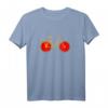 Melone Frucht Vegetarier Veggie Sommer Fahrrad T-Shirt - Lustiges Geschenk für Obstliebhaber, Veganer und Fahrradfans im Sommer