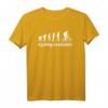 Cycling Evolution Lustiges Fahrrad Radfahren T-Shirt – Perfektes Geschenk für Fahrradliebhaber, Mechaniker, Opa und Radfahrer für Frühling, Sommer, Ruhestand, Weihnachten & Geburtstag