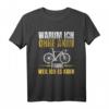 Fahrrad Ohne Akku - Lustiges Radsportler Spruch T-Shirt als Geschenkidee für Radfahrer und Fahrradliebhaber