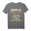 Fahrrad Ohne Akku - Lustiges Radsportler Spruch T-Shirt als Geschenkidee für Radfahrer und Fahrradliebhaber