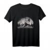 Vollmond Berge Gebirge BMX Sprung Fahrrad T-Shirt – Perfektes Geschenk für Radfahrer zu Weihnachten & Geburtstag