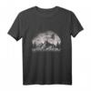 Vollmond Berge Gebirge BMX Sprung Fahrrad T-Shirt – Perfektes Geschenk für Radfahrer zu Weihnachten & Geburtstag