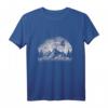 Vollmond Berge Gebirge BMX Sprung Fahrrad T-Shirt – Perfektes Geschenk für Radfahrer zu Weihnachten & Geburtstag