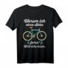 Warum ich ohne Akku fahre? Witziges Fahrrad T-Shirt – Perfektes Geschenk für Radfahrer & Fahrradliebhaber