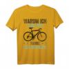 Warum ich ohne Akku fahre? Weil ich es kann - Witziges Fahrrad T-Shirt für Radfahrer und Fahrradliebhaber