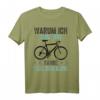 Warum ich ohne Akku fahre? Weil ich es kann - Witziges Fahrrad T-Shirt für Radfahrer und Fahrradliebhaber