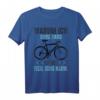 Warum ich ohne Akku fahre? Weil ich es kann - Witziges Fahrrad T-Shirt für Radfahrer und Fahrradliebhaber