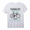 Warum ich ohne Akku fahre? Weil ich es kann - Witziges Fahrrad T-Shirt für Radfahrer und Fahrradliebhaber