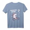 Kinder T-Shirt für 7 Jahre Mädchen mit Sternen & Fahrrad - Perfekt für Geburtstag, Kindergarten & Spielplatz