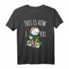 Lustiges 'This Is How I Roll Sushi' Fahrrad T-Shirt – Perfekt für Sushi-Liebhaber, Fahrradfahrer und als Geschenkidee