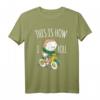 Lustiges 'This Is How I Roll Sushi' Fahrrad T-Shirt – Perfekt für Sushi-Liebhaber, Fahrradfahrer und als Geschenkidee