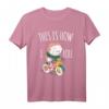 Lustiges 'This Is How I Roll Sushi' Fahrrad T-Shirt – Perfekt für Sushi-Liebhaber, Fahrradfahrer und als Geschenkidee