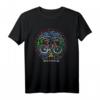 Skull eBike - Buntes Mountain Electric Fahrrad T-Shirt im Vintage-Stil – Perfektes Geschenk für Fahrradfans und E-Bike Enthusiasten