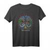 Skull eBike - Buntes Mountain Electric Fahrrad T-Shirt im Vintage-Stil – Perfektes Geschenk für Fahrradfans und E-Bike Enthusiasten