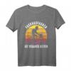 Fahrradfahren ist veganes Reiten T-Shirt – Lustiges Umwelt- und Tierschutzmotiv für Radfahrer & Veganer