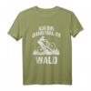 Ich bin dann mal im Wald - Lustiges Fahrrad Mountainbike T-Shirt, Geschenk für Radfahrer zu Weihnachten, Geburtstag, Ostern & mehr