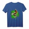 MTB Downhill Mountainbike T-Shirt mit grünem Klecks – Perfektes Geschenk für Mountainbiker und Downhiller