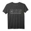 Lächeln Statt Hecheln - Lustiges E-Bike & Fahrrad T-Shirt für Radfahrer, Mountainbiker & Ostmoped Fans
