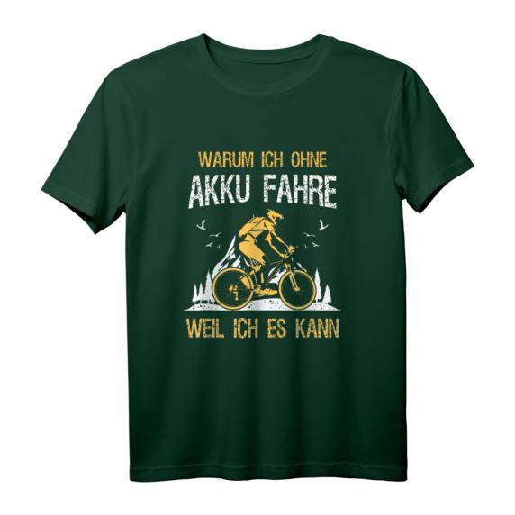 Fahrrad TShirt Warum Ich Ohne Akku Fahre Weil Ich Es Kann – Lustiges Radfahrer Shirt mit Spruch für Fahrradliebhaber Fahrrad TShirt Warum Ich Ohne Akku Fahre Weil Ich Es Kann – Lustiges Radfahrer Shirt mit Spruch für Fahrradliebhaber