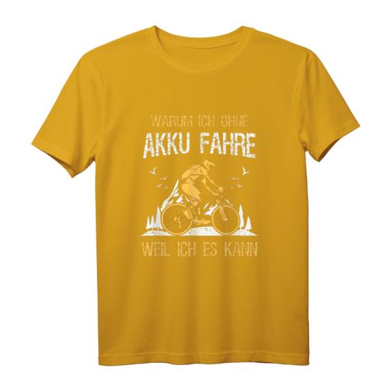 Fahrrad TShirt Warum Ich Ohne Akku Fahre Weil Ich Es Kann – Lustiges Radfahrer Shirt mit Spruch für Fahrradliebhaber Fahrrad TShirt Warum Ich Ohne Akku Fahre Weil Ich Es Kann – Lustiges Radfahrer Shirt mit Spruch für Fahrradliebhaber
