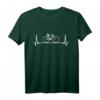 Bike Rad Fahrradfahrer EKG Herzschlag T-Shirt – Perfektes Geschenk für Radfahrer zu Weihnachten, Geburtstag & für alle Fahrradliebhaber