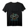 Damen Fahrrad T-Shirt mit Spruch 'Warum ich ohne Akku fahre? Weil ich es kann' – Lustiges Geschenk für Radfahrer & Fahrradliebhaber
