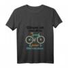 Damen Fahrrad T-Shirt mit Spruch 'Warum ich ohne Akku fahre? Weil ich es kann' – Lustiges Geschenk für Radfahrer & Fahrradliebhaber