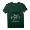 Damen Fahrrad T-Shirt mit Spruch 'Warum ich ohne Akku fahre? Weil ich es kann' – Lustiges Geschenk für Radfahrer & Fahrradliebhaber