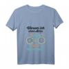 Damen Fahrrad T-Shirt mit Spruch 'Warum ich ohne Akku fahre? Weil ich es kann' – Lustiges Geschenk für Radfahrer & Fahrradliebhaber