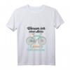 Damen Fahrrad T-Shirt mit Spruch 'Warum ich ohne Akku fahre? Weil ich es kann' – Lustiges Geschenk für Radfahrer & Fahrradliebhaber