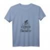 Damen Fahrrad T-Shirt mit V-Ausschnitt - Gegenwind formt den Charakter, lustiges Geschenk für Rennrad-, Mountainbike- und E-Bike-Fahrer