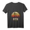 Lustiges Damen MTB T-Shirt mit V-Ausschnitt – Perfektes Geschenk für Fahrrad-, Mountainbike-, E-Bike-, Downhill- und Trail-Fahrer zu Weihnachten, Ostern, Muttertag, Vatertag oder Geburtstag