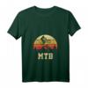 Lustiges Damen MTB T-Shirt mit V-Ausschnitt – Perfektes Geschenk für Fahrrad-, Mountainbike-, E-Bike-, Downhill- und Trail-Fahrer zu Weihnachten, Ostern, Muttertag, Vatertag oder Geburtstag