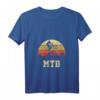 Lustiges Damen MTB T-Shirt mit V-Ausschnitt – Perfektes Geschenk für Fahrrad-, Mountainbike-, E-Bike-, Downhill- und Trail-Fahrer zu Weihnachten, Ostern, Muttertag, Vatertag oder Geburtstag
