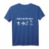 Mein Plan für Heute Kaffee Mountainbike Bier T-Shirt – Lustiges Geschenk für Radfahrer, Mountainbiker & Naturfreunde zu Geburtstag, Weihnachten & Co.