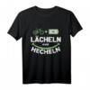 Lächeln Statt Hecheln E Bike T-Shirt | Lustiges Fahrrad Shirt mit Spruch – Perfektes Geschenk für Fahrradfahrer zum Geburtstag, Vatertag, Muttertag oder Weihnachten