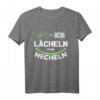 Lächeln Statt Hecheln E Bike T-Shirt | Lustiges Fahrrad Shirt mit Spruch – Perfektes Geschenk für Fahrradfahrer zum Geburtstag, Vatertag, Muttertag oder Weihnachten