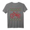 Mountain Bike Fully im Schnee Weihnachts T-Shirt – Geschenkidee für Radfahrer, Mountainbiker & Downhill Fans zu Weihnachten