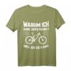 Warum Ich Ohne Akku Fahre Weil Ich Es Kann Fahrrad T-Shirt – Lustiges Geschenk für Radsportler & Fahrradfahrer