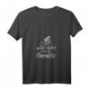 Damen Wind formt Beine und Charakter Radfahrerin Rennrad Fahrrad T-Shirt mit V-Ausschnitt – Lustiges Geschenk für Radfahrerinnen & Radsportfans