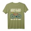 Lustiges Fahrrad T-Shirt - Warum ich ohne Akku fahre weil ich es kann - Für Radfahrer, Radsportler & Fahrradliebhaber