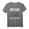 Lustiges Fahrrad T-Shirt - Warum ich ohne Akku fahre weil ich es kann - Für Radfahrer, Radsportler & Fahrradliebhaber