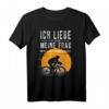 Ich liebe meine Frau wenn sie mich radfahren lässt T-Shirt – Lustiges Fahrradmotiv für Radfahrer, Mountainbike & Rennrad Fans zum Vatertag