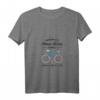 Damen Fahrrad T-Shirt mit V-Ausschnitt - Warum Ich Ohne Akku Fahre? Weil Ich Es Kann! Witziges Retro Vintage Design für Radfahrer & Fahrradfahrerinnen